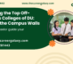 Exploring the Top Off-Campus Colleges of DU
