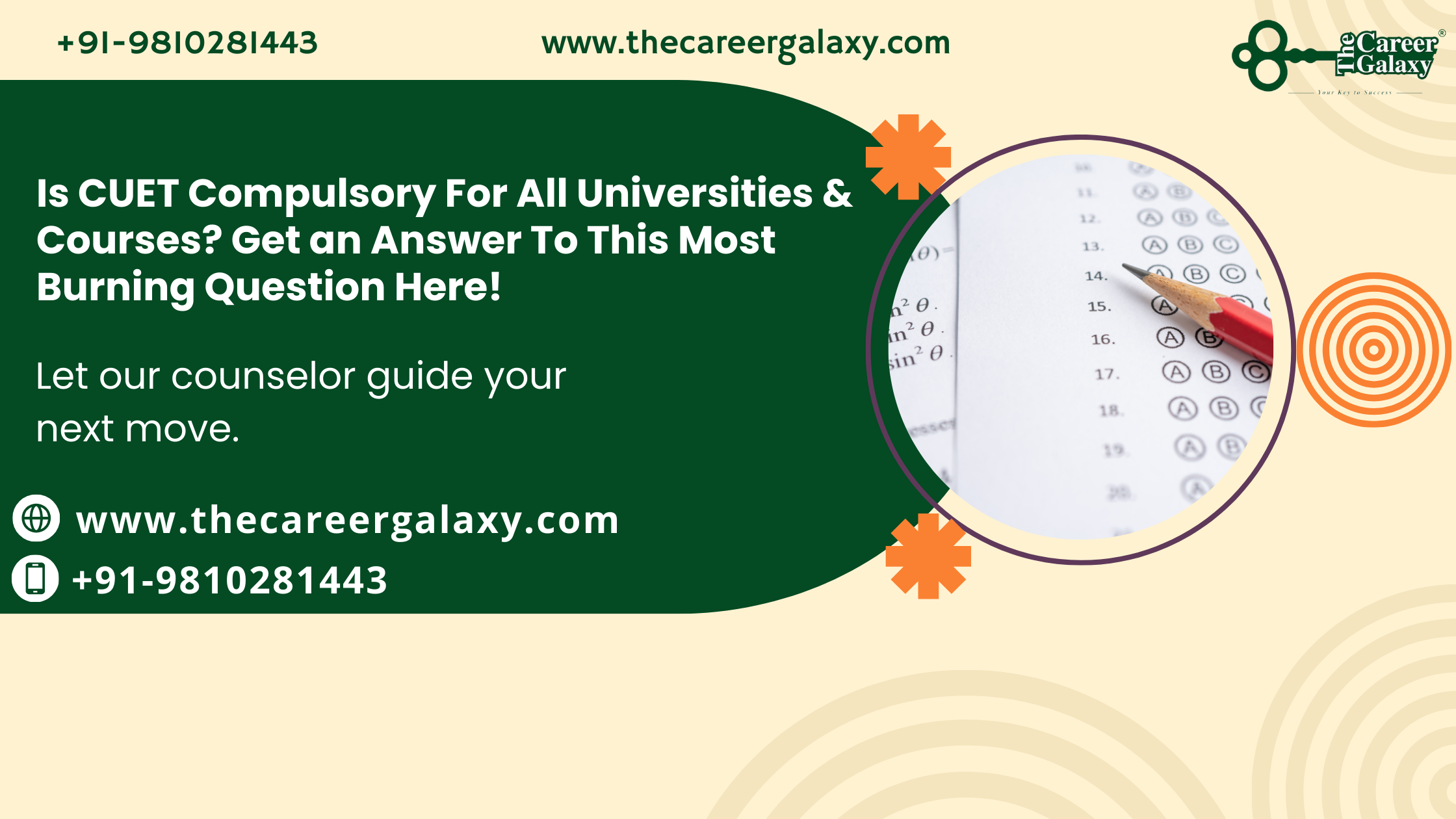 CUET Compulsory For All Universities & Courses