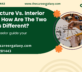 Architecture Vs. Interior Design