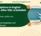 Career Options in English Honours After 12th