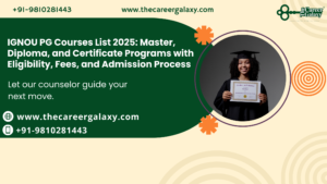 IGNOU PG Courses List 2025