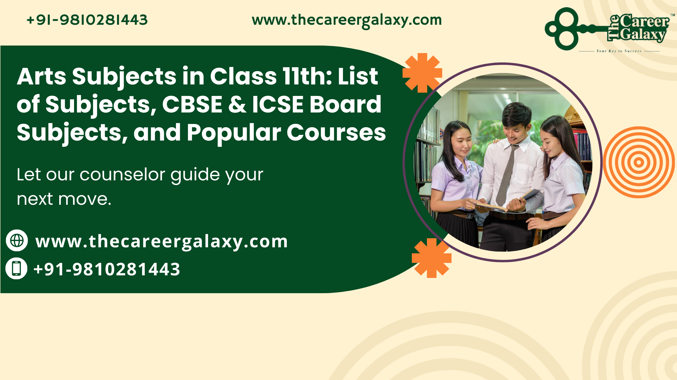 Arts Subjects in Class 11th