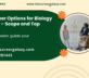 Best Career Options for Biology Students