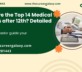 Top 14 Medical Courses after 12th