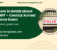 Know more in detail about UPSC CAPF