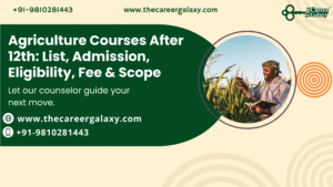 Agriculture Courses After 12th