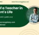 Role of a Teacher in Student’s Life