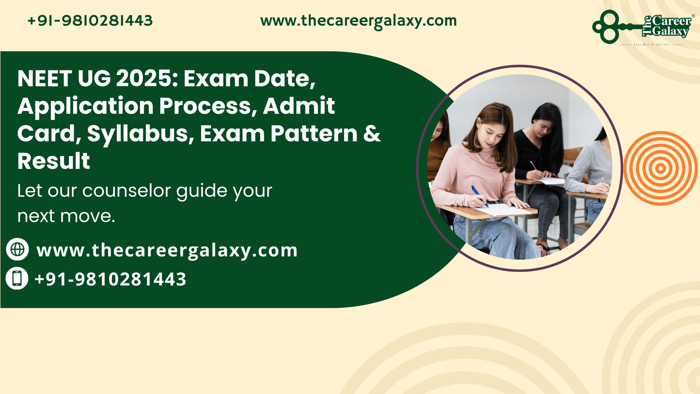 NEET UG 2025: Exam Date, Application Process, Admit Card, Syllabus, Exam Pattern & Result