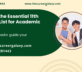Explore the Essential 11th Subject List for Academic Success