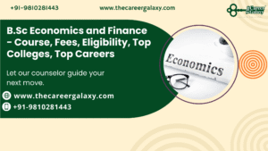 B.Sc Economics and Finance