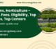 B.Sc Hons. Horticulture – Course, Fees, Eligibility, Top Colleges, Top Careers