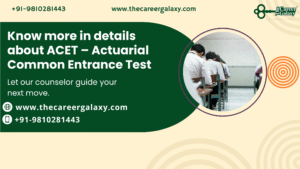 Know more in details about ACET – Actuarial Common Entrance Test