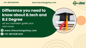 Difference you need to know about B.tech and B.E Degree