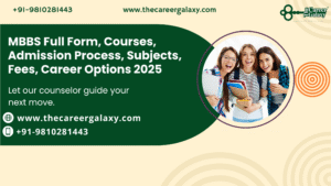 MBBS Full Form, Courses, Admission Process, Subjects, Fees, Career Options 2025