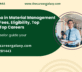 PG Diploma in Material Management – Course, Fees, Eligibility, Top Colleges, Top Careers