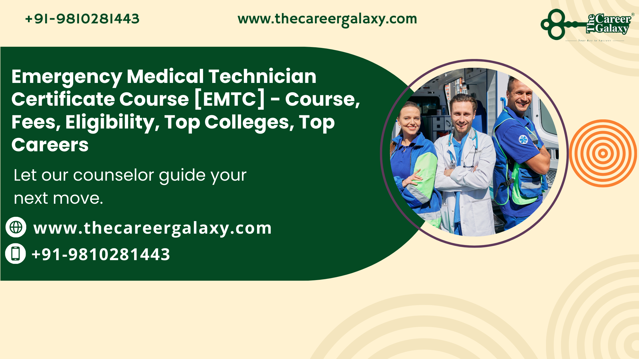Emergency Medical Technician Certificate Course [EMTC] – Course, Fees, Eligibility, Top Colleges, Top Careers