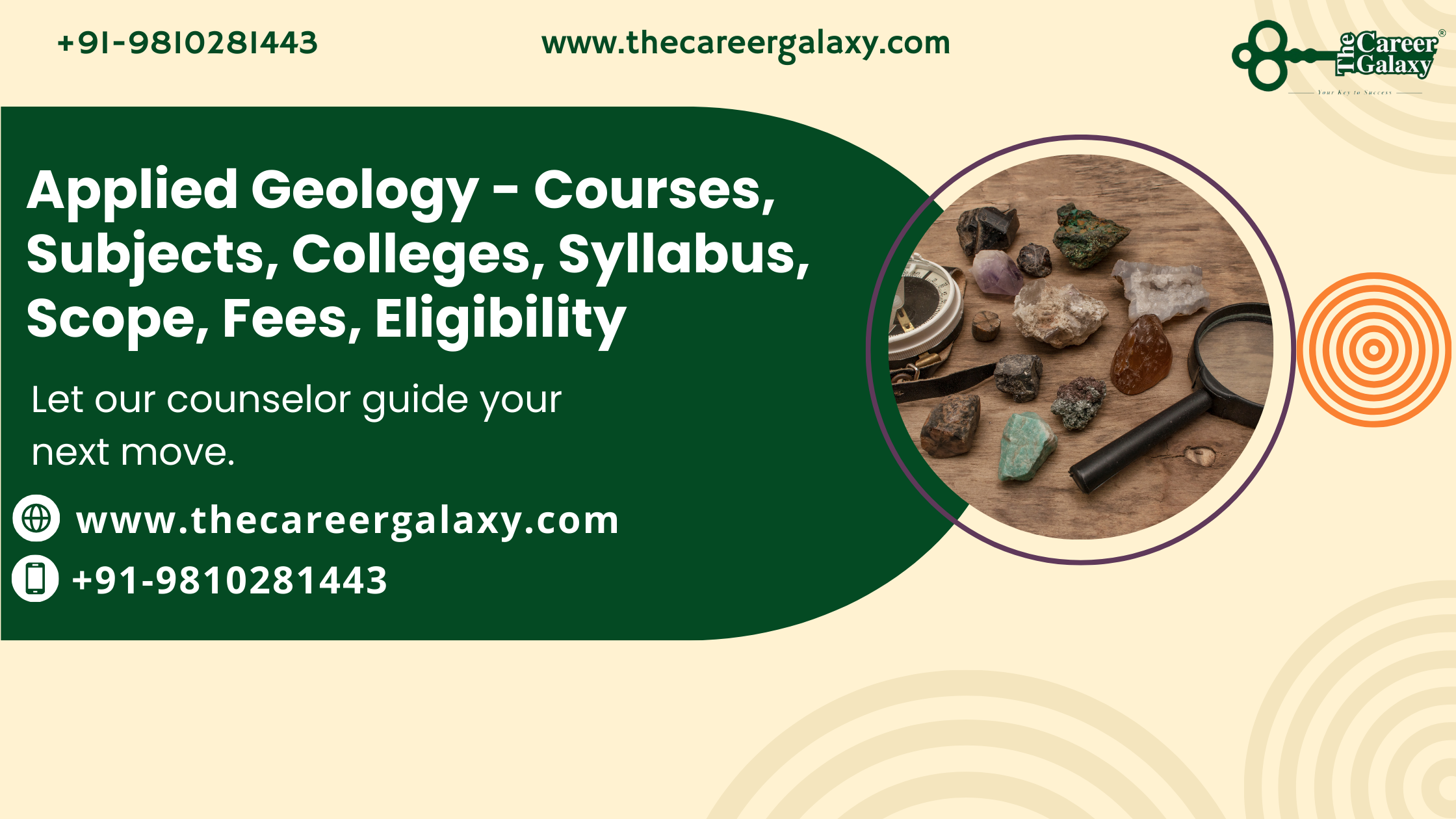 Applied Geology - Courses, Subjects, Colleges, Syllabus, Scope, Fees, Eligibility
