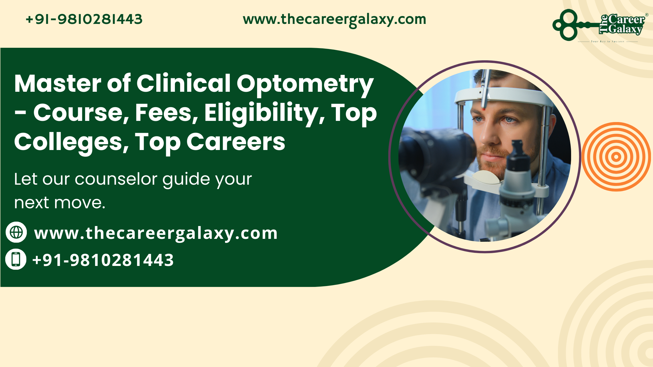 Master of Clinical Optometry – Course, Fees, Eligibility, Top Colleges, Top Careers