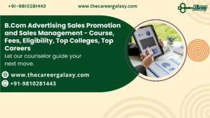Explore the world of advertising and sales management with a B.Com course. Discover the eligibility, fees, top colleges, and exciting career opportunities in sales promotion.