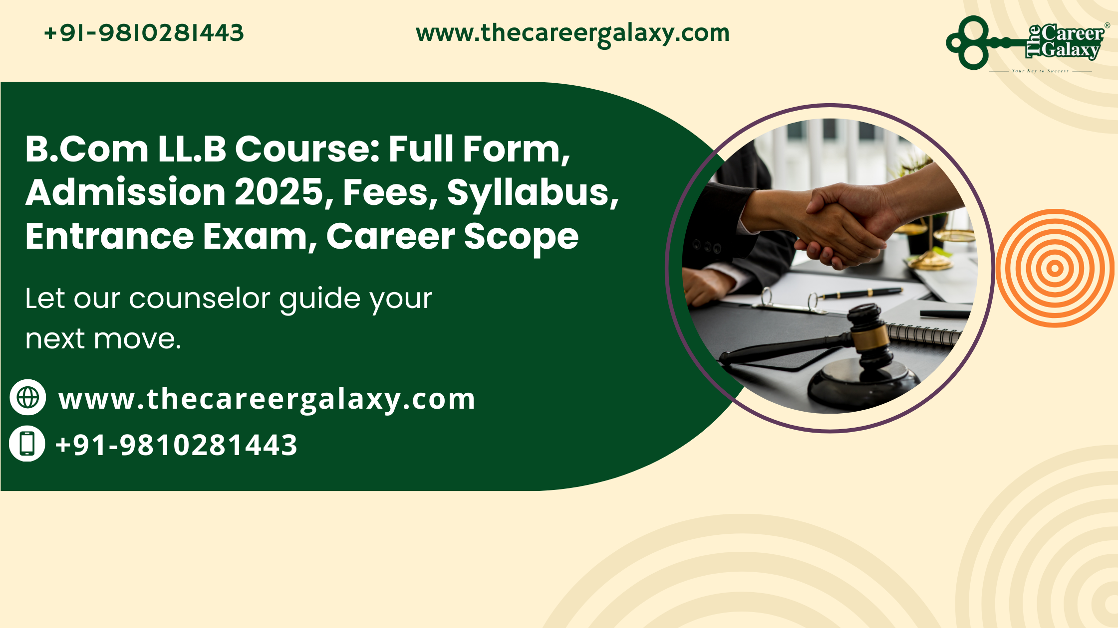 Discover the B.Com LL.B course - from its full form to admission details, fees, syllabus, and entrance exams for 2024. Explore career scope and salary prospects.