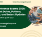 Discover key information about online entrance exams for 2026, including crucial dates, new patterns, and updated syllabi. Stay informed to succeed!