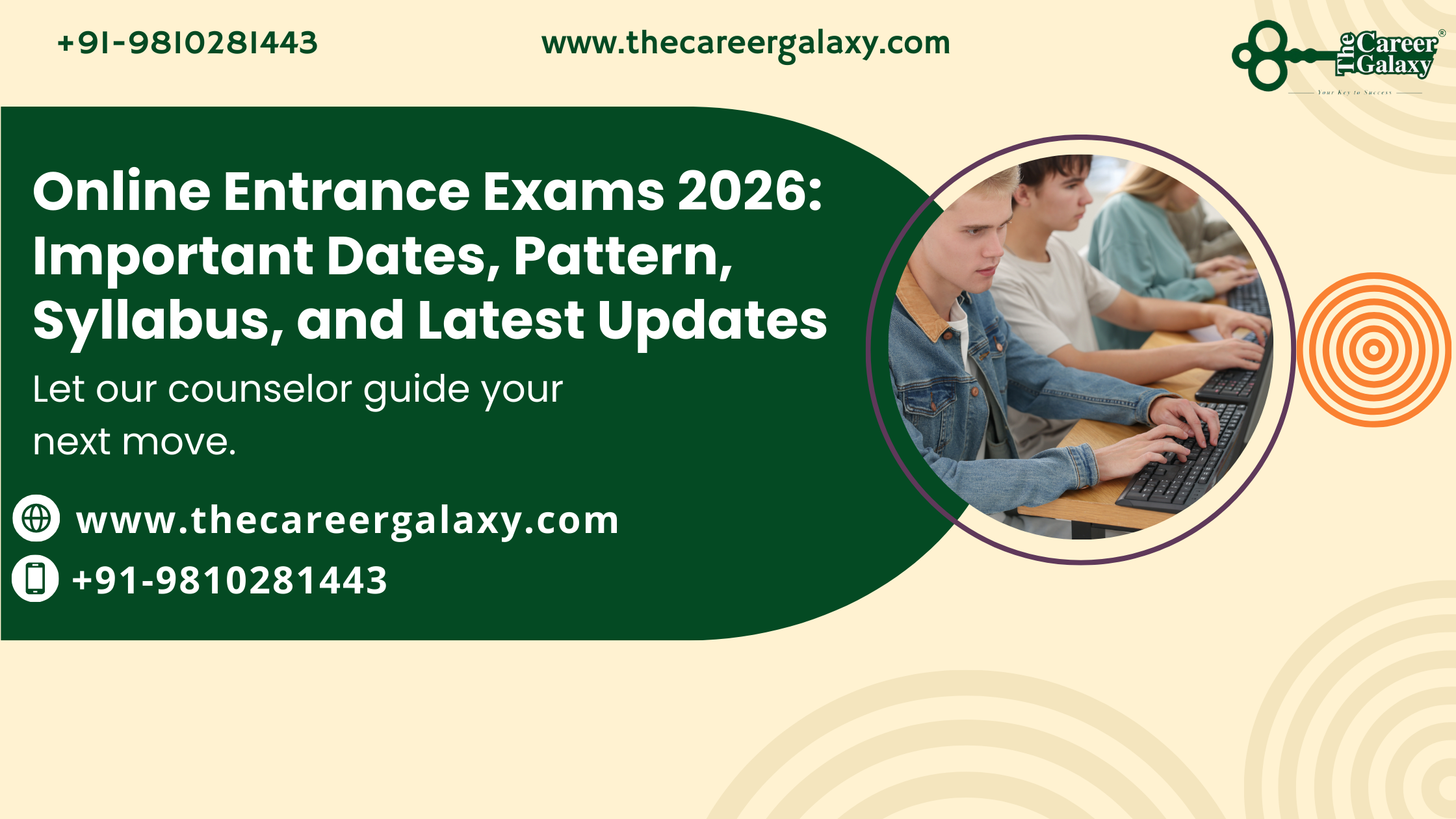 Discover key information about online entrance exams for 2026, including crucial dates, new patterns, and updated syllabi. Stay informed to succeed!