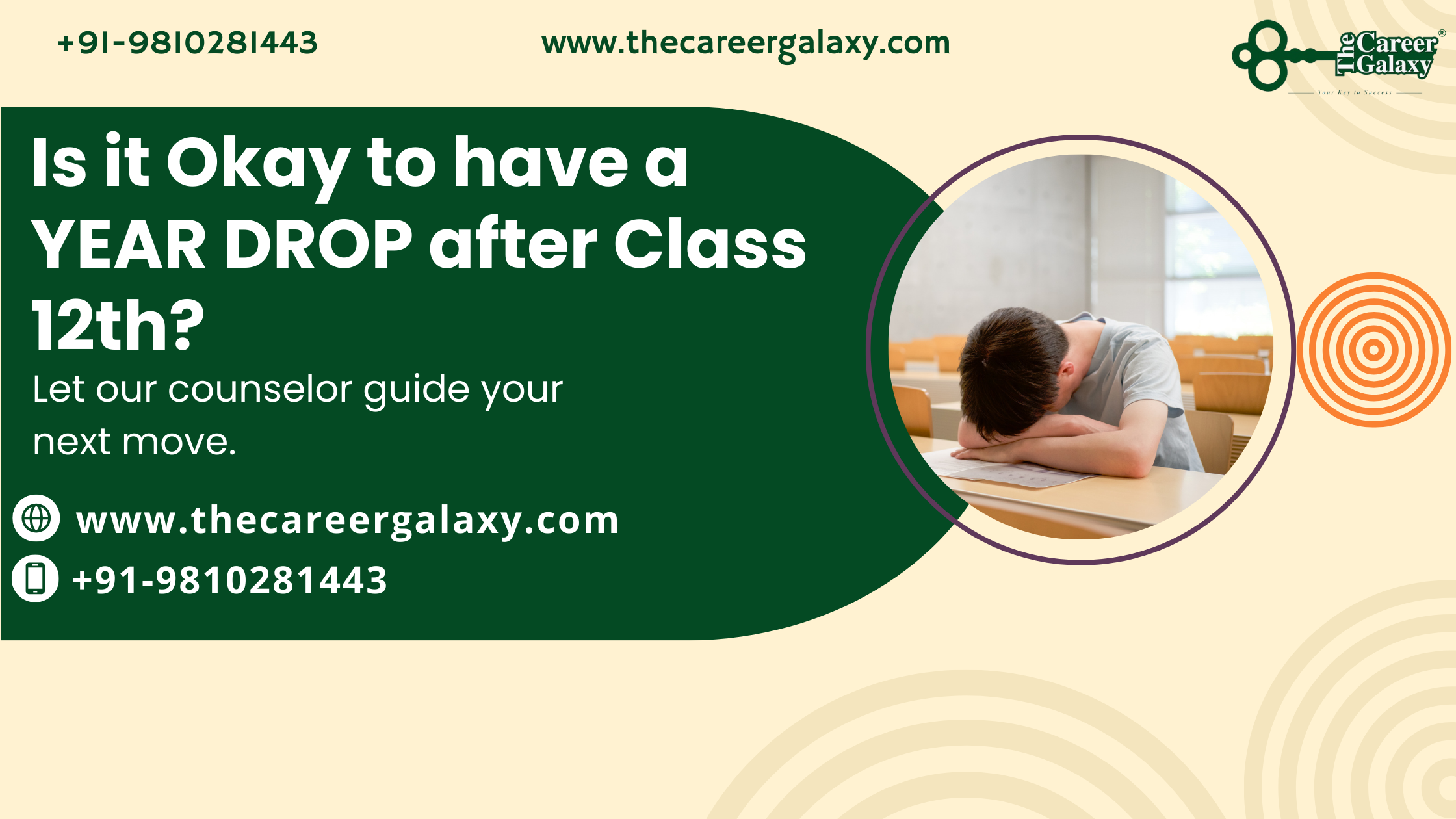 Is it Okay to have a YEAR DROP after Class 12th?