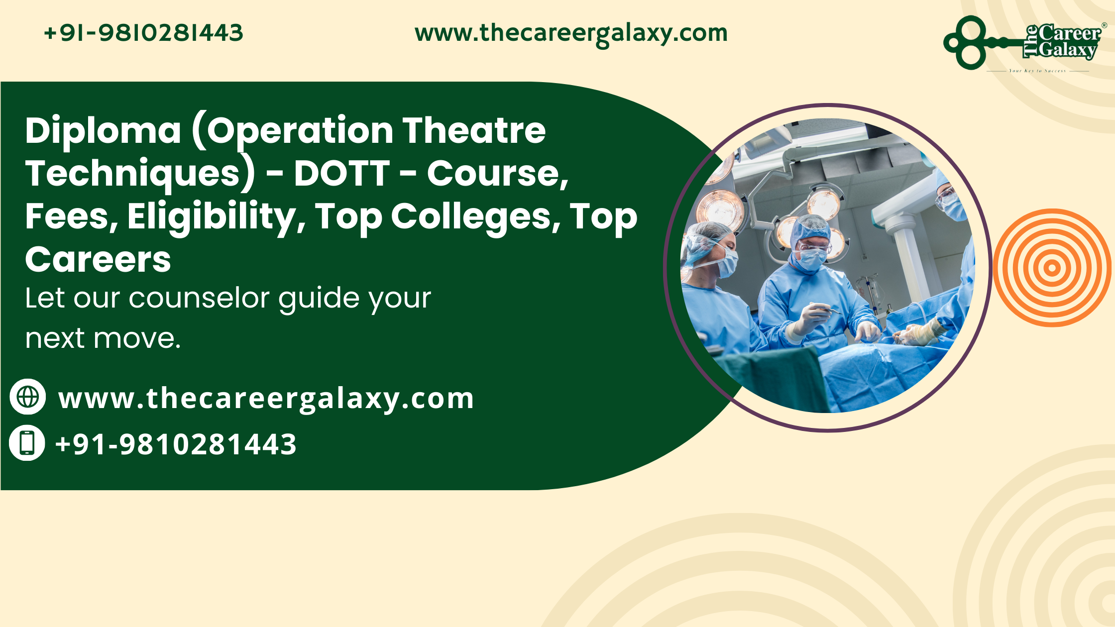 Diploma (Operation Theatre Techniques) – DOTT – Course, Fees, Eligibility, Top Colleges, Top Careers