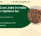 Top 10 Cool Jobs in India | Career Options for Youth