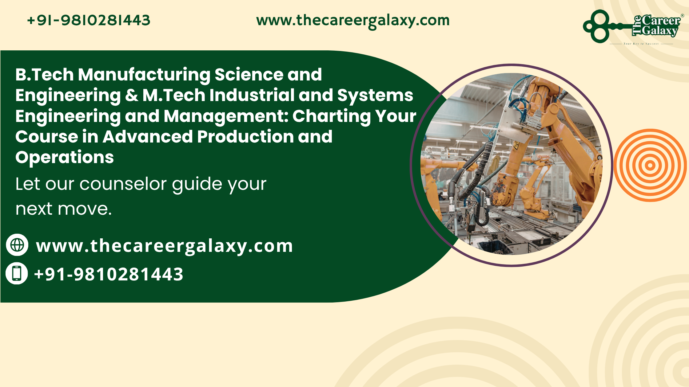 B.Tech Manufacturing Science and Engineering & M.Tech Industrial and Systems Engineering and Management: Charting Your Course in Advanced Production and Operations