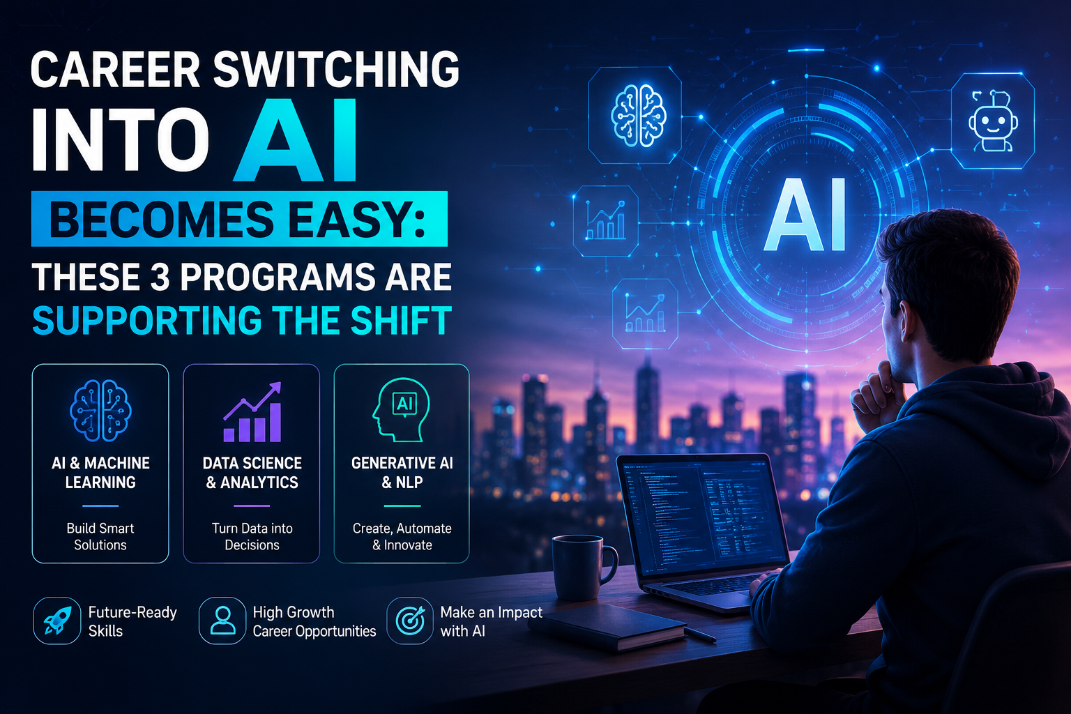 Career Switching Into AI Becomes Easy These 3 Programs Are Supporting the Shift