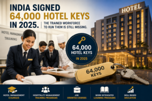 India Signed 64,000 Hotel Keys in 2025. The Trained Workforce to Run Them Is Still Missing