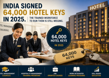 India Signed 64,000 Hotel Keys in 2025. The Trained Workforce to Run Them Is Still Missing